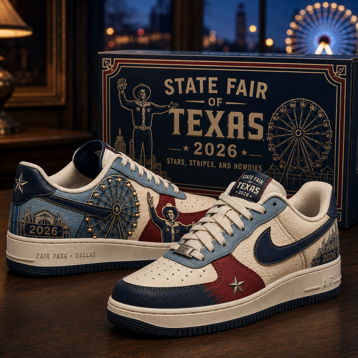Texas Fair After Dark Collector Sneakers SFTC16